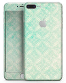 Faded Teal Overlapping Circles - Skin-kit for the iPhone 8 or 8 Plus