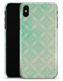 Faded Teal Overlapping Circles - iPhone X Clipit Case