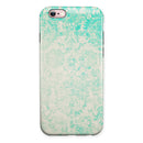 Faded Teal Pattern Of Decadence  iPhone 6/6s or 6/6s Plus 2-Piece Hybrid INK-Fuzed Case