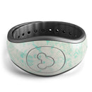 Faded Teal Pattern Of Decadence  - Decal Skin Wrap Kit for the Disney Magic Band