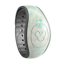 Faded Teal Pattern Of Decadence  - Decal Skin Wrap Kit for the Disney Magic Band