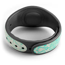 Faded Teal Pattern Of Decadence  - Decal Skin Wrap Kit for the Disney Magic Band