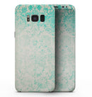 Faded Teal Pattern Of Decadence  - Samsung Galaxy S8 Full-Body Skin Kit