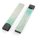 Faded Teal Pattern Of Decadence  - Premium Decal Protective Skin-Wrap Sticker compatible with the Juul Labs vaping device