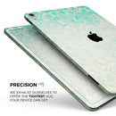 Faded Teal Pattern Of Decadence  - Full Body Skin Decal for the Apple iPad Pro 12.9", 11", 10.5", 9.7", Air or Mini (All Models Available)