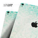 Faded Teal Pattern Of Decadence  - Full Body Skin Decal for the Apple iPad Pro 12.9", 11", 10.5", 9.7", Air or Mini (All Models Available)