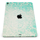 Faded Teal Pattern Of Decadence  - Full Body Skin Decal for the Apple iPad Pro 12.9", 11", 10.5", 9.7", Air or Mini (All Models Available)