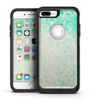Faded Teal Pattern Of Decadence  - iPhone 7 or 7 Plus Commuter Case Skin Kit