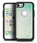 Faded Teal Pattern Of Decadence  - iPhone 7 or 7 Plus Commuter Case Skin Kit