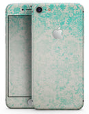 Faded Teal Pattern Of Decadence  - Skin-kit for the iPhone 8 or 8 Plus