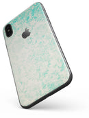 Faded Teal Pattern Of Decadence  - iPhone X Skin-Kit