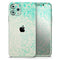 Faded Teal Pattern Of Decadence  - Skin-Kit compatible with the Apple iPhone 13, 13 Pro Max, 13 Mini, 13 Pro, iPhone 12, iPhone 11 (All iPhones Available)