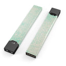 Faded Teal Snowflake Pattern - Premium Decal Protective Skin-Wrap Sticker compatible with the Juul Labs vaping device