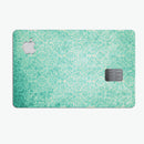 Faded Teal and Green Pattern of Luxury - Premium Protective Decal Skin-Kit for the Apple Credit Card