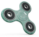 Faded Teal and Green Pattern of Luxury Full-Body Fidget Spinner Skin-Kit