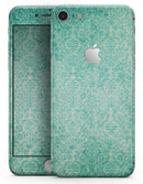 Faded Teal and Green Pattern of Luxury - Skin-kit for the iPhone 8 or 8 Plus