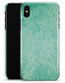 Faded Teal and Green Pattern of Luxury - iPhone X Clipit Case