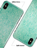 Faded Teal and Green Pattern of Luxury - iPhone X Clipit Case