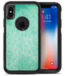 Faded Teal and Green Pattern of Luxury - iPhone X OtterBox Case & Skin Kits
