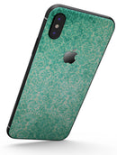 Faded Teal and Green Pattern of Luxury - iPhone X Skin-Kit