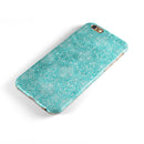 Faded Teal and Sctratched Royal Surface iPhone 6/6s or 6/6s Plus 2-Piece Hybrid INK-Fuzed Case