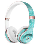 Faded Teal and Sctratched Royal Surface Full-Body Skin Kit for the Beats by Dre Solo 3 Wireless Headphones