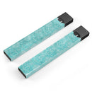 Faded Teal and Sctratched Royal Surface - Premium Decal Protective Skin-Wrap Sticker compatible with the Juul Labs vaping device