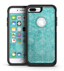Faded Teal and Sctratched Royal Surface - iPhone 7 or 7 Plus Commuter Case Skin Kit