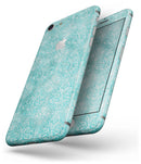 Faded Teal and Sctratched Royal Surface - Skin-kit for the iPhone 8 or 8 Plus