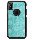 Faded Teal and Sctratched Royal Surface - iPhone X OtterBox Case & Skin Kits