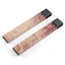Faded Vintage Maroon Rococo Pattern - Premium Decal Protective Skin-Wrap Sticker compatible with the Juul Labs vaping device