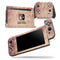 Faded Vintage Maroon Rococo Pattern - Skin Wrap Decal for Nintendo Switch Lite Console & Dock - 3DS XL - 2DS - Pro - DSi - Wii - Joy-Con Gaming Controller