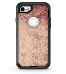 Faded Vintage Maroon Rococo Pattern - iPhone 7 or 8 OtterBox Case & Skin Kits