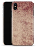 Faded Vintage Maroon Rococo Pattern - iPhone X Clipit Case