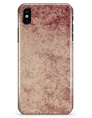 Faded Vintage Maroon Rococo Pattern - iPhone X Clipit Case