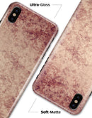 Faded Vintage Maroon Rococo Pattern - iPhone X Clipit Case