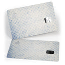 Faded White and Blue Interlocking Squares - Premium Protective Decal Skin-Kit for the Apple Credit Card