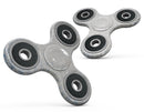 Faded White and Blue Interlocking Squares Full-Body Fidget Spinner Skin-Kit