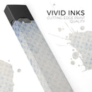 Faded White and Blue Interlocking Squares - Premium Decal Protective Skin-Wrap Sticker compatible with the Juul Labs vaping device
