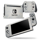 Faded White and Blue Interlocking Squares - Vinyl Skin Wrap for Nintendo Switch 2, OLED, Lite, Pro Controller, Wii & Classic Handhelds
