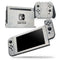 Faded White and Blue Interlocking Squares - Skin Wrap Decal for Nintendo Switch Lite Console & Dock - 3DS XL - 2DS - Pro - DSi - Wii - Joy-Con Gaming Controller
