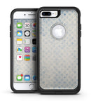Faded White and Blue Interlocking Squares - iPhone 7 or 7 Plus Commuter Case Skin Kit
