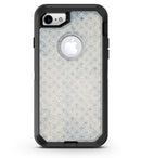 Faded White and Blue Interlocking Squares - iPhone 7 or 8 OtterBox Case & Skin Kits
