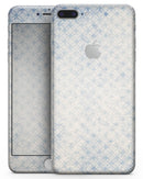 Faded White and Blue Interlocking Squares - Skin-kit for the iPhone 8 or 8 Plus
