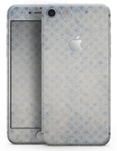 Faded White and Blue Interlocking Squares - Skin-kit for the iPhone 8 or 8 Plus