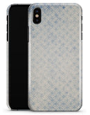 Faded White and Blue Interlocking Squares - iPhone X Clipit Case