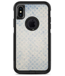 Faded White and Blue Interlocking Squares - iPhone X OtterBox Case & Skin Kits