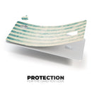 Faded White and Blue Scratched Vertival Stripes - Premium Protective Decal Skin-Kit for the Apple Credit Card