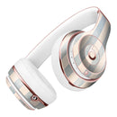 Faded White and Blue Vertical Stripes Full-Body Skin Kit for the Beats by Dre Solo 3 Wireless Headphones