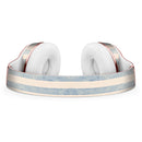 Faded White and Blue Vertical Stripes Full-Body Skin Kit for the Beats by Dre Solo 3 Wireless Headphones